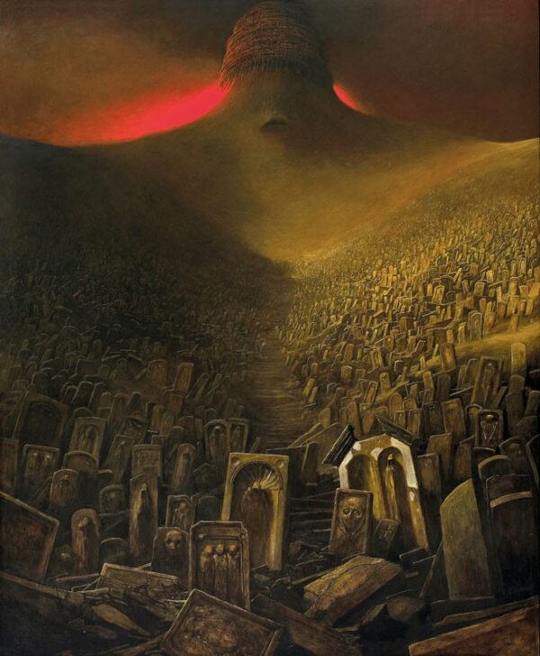 Zdzis aw Beksi ski painting