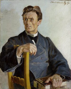 Jacek Malczewski, Portret księdza Henryka Radomińskiego, 1895